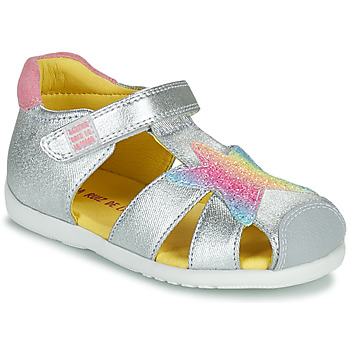 Shoes Girl Sandals Agatha Ruiz de la Prada HAPPY Silver