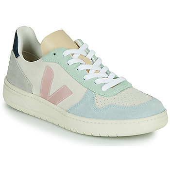 Shoes Women Low top trainers Veja V-10 White / Blue