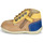 Shoes Boy Mid boots Kickers BONZIP-2 Beige / Yellow / Marine