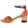 Shoes Women Sandals Marco Tozzi TERRA Orange / Marine / Beige