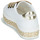 Shoes Women Low top trainers No Name MALIBU STRAPS White / Gold