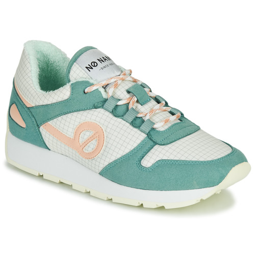 Shoes Women Low top trainers No Name CITY OPEN Green / Pink