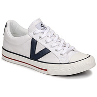 Shoes Low top trainers Victoria TRIBU LONA CONTRASTE White / Blue
