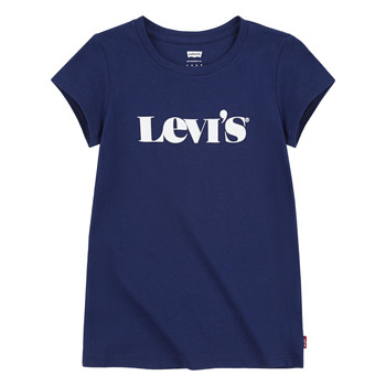 Clothing Girl Short-sleeved t-shirts Levi's MODERN VINTAGE SERIF TEE Marine