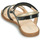 Shoes Girl Sandals Geox SANDAL KARLY GIRL Black / Gold