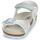 Shoes Girl Sandals Geox ADRIEL GIRL White / Blue