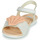 Shoes Girl Sandals Camper TWINS Pink / White