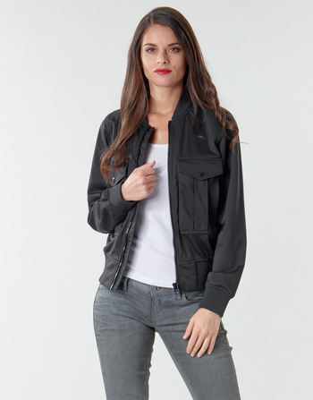 Clothing Women Jackets / Blazers G-Star Raw Rovic aviator bomber wmn Dk /  black / Dk /  black