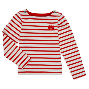 Clothing Girl Long sleeved tee-shirts Petit Bateau MAHALIA Multicolour