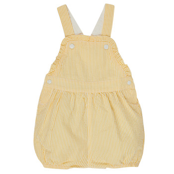 Clothing Girl Jumpsuits / Dungarees Petit Bateau MERINE Yellow