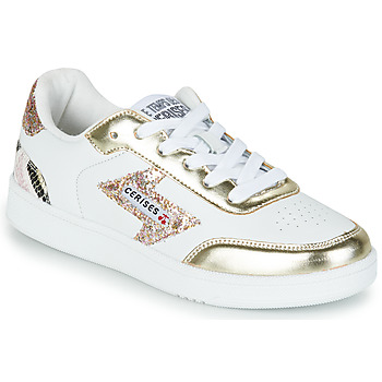 Shoes Women Low top trainers Le Temps des Cerises FLASH White / Gold