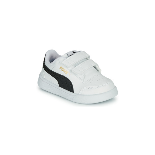 Shoes Girl Low top trainers Puma SHUFFLE INF White / Black