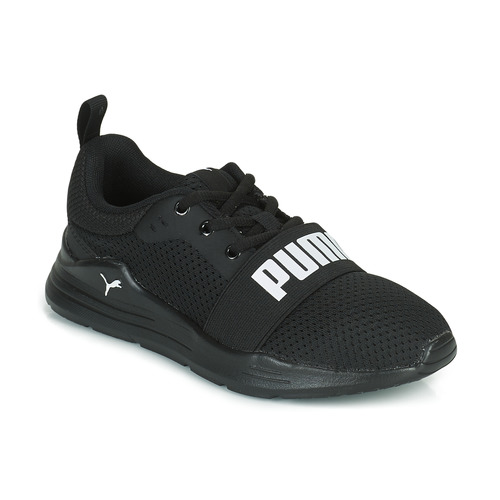 Shoes Boy Low top trainers Puma WIRED PS Black