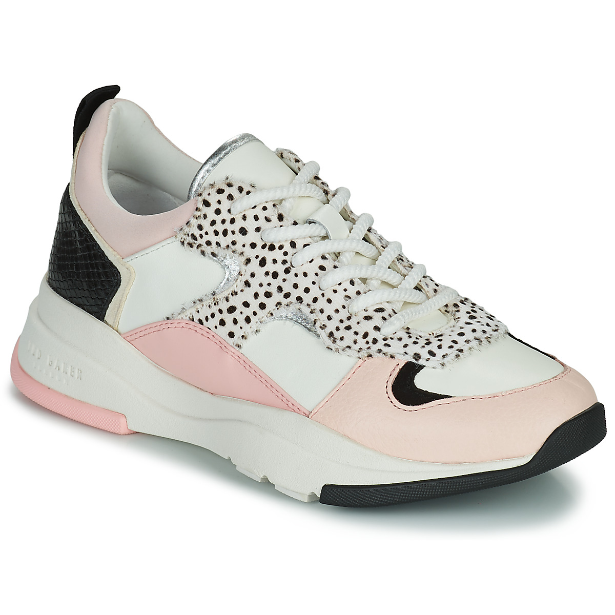 Shoes Women Low top trainers Ted Baker IZSLA White / Pink