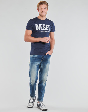 Clothing Men Straight jeans Diesel D-FINNING Blue / Medium