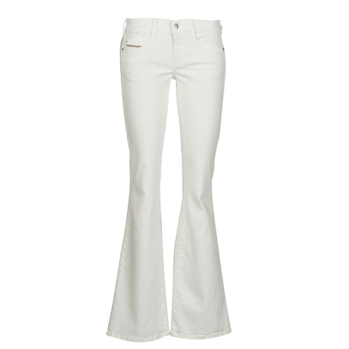 Clothing Women Bootcut jeans Diesel D-EBBEY White / Broken