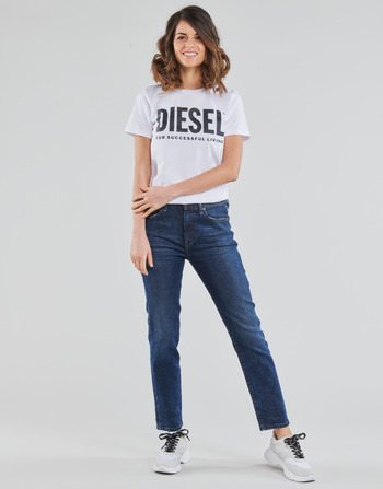 Clothing Women Straight jeans Diesel D-JOY Blue / Medium