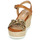 Shoes Women Sandals Karston LABON Brown / Gold