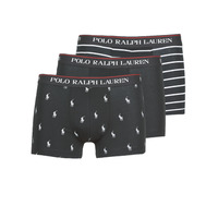 Underwear Men Boxer shorts Polo Ralph Lauren CLASSIC TRUNK X3 Black / White
