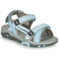 Shoes Children Sandals Kangaroos K-LENI Blue / Grey
