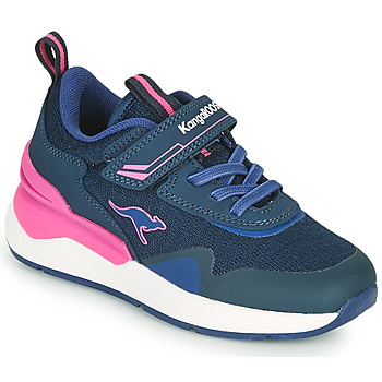 Shoes Girl Low top trainers Kangaroos KD-GYM EV Blue / Pink