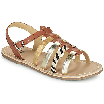 Shoes Girl Sandals Citrouille et Compagnie MAYANA Brown