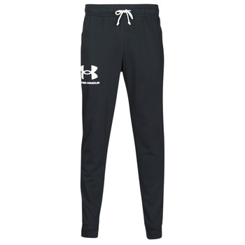 Clothing Men Tracksuit bottoms Under Armour UA RIVAL TERRY JOGGER Black