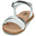Shoes Girl Sandals Citrouille et Compagnie OBINOU White / Silver