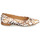 Shoes Women Flat shoes Fericelli SELENA White / Gold