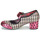 Shoes Women Heels Irregular Choice BUCKLE UP Bordo / Multi