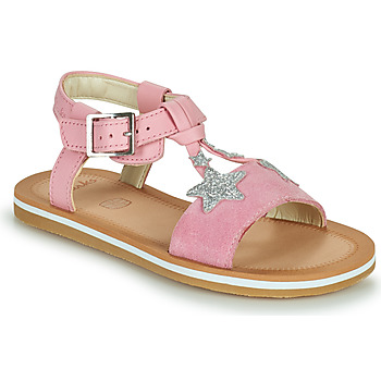 Shoes Girl Sandals Clarks FINCH SUMMER K Pink