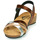 Shoes Women Sandals Plakton NOTE Coppery / Pink / Silver