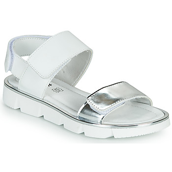 Shoes Girl Sandals Primigi ANNA White / Silver