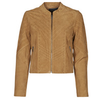 Clothing Women Leather jackets / Imitation leather Ikks BS48075-63 Hazelnut