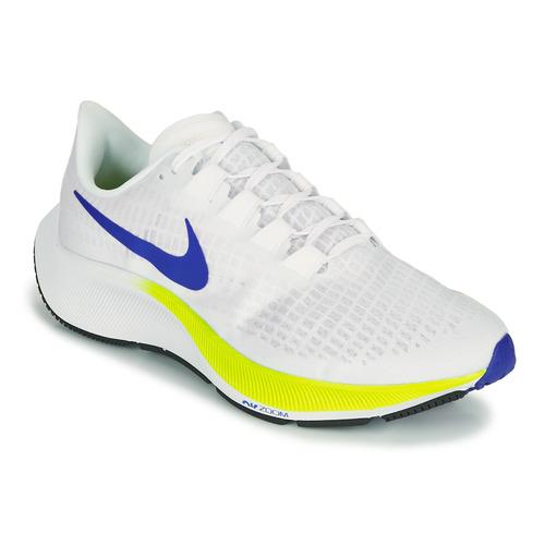 Nike AIR ZOOM PEGASUS  White / Blue / Yellow   Free Delivery