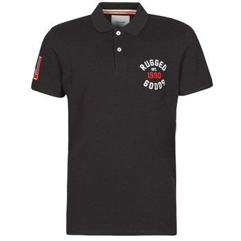 Clothing Men Short-sleeved polo shirts Jack & Jones JJAPPLICA Black