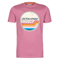 Clothing Men Short-sleeved t-shirts Jack & Jones JORTYLER Pink