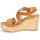 Shoes Women Sandals NeroGiardini JIPPO Cognac