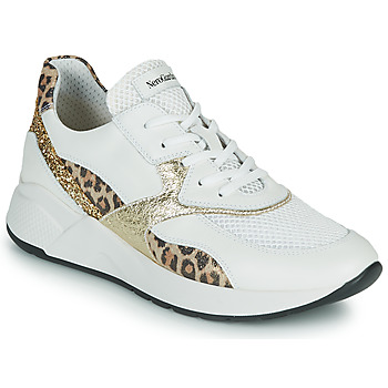 Shoes Women Low top trainers NeroGiardini FIDEL White / Leopard