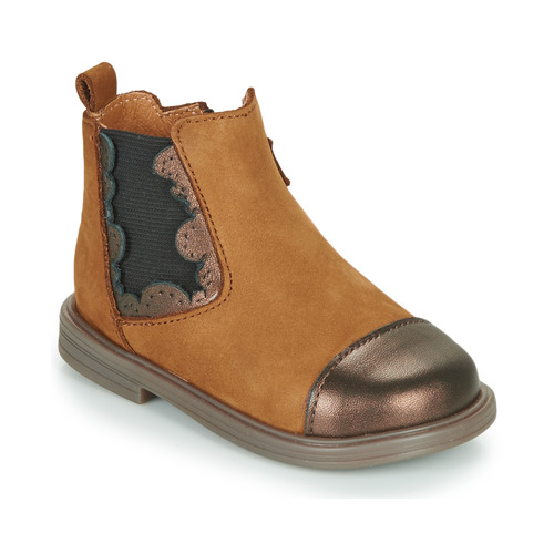 Shoes Girl Mid boots Little Mary ELVIRE Brown