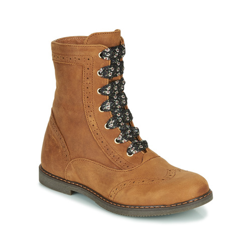 Shoes Girl Mid boots Little Mary LYSIANE Brown