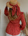 Clothing Women Tops / Blouses Céleste ROSSIGNOL Red / Multicolour