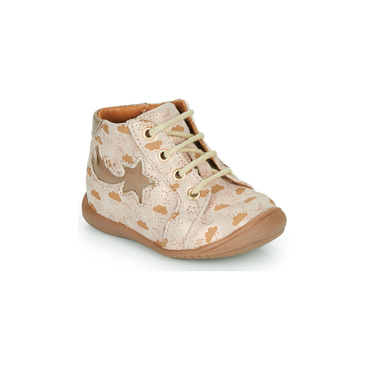 Shoes Girl Hi top trainers GBB POMME Beige