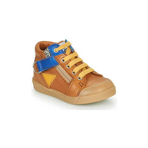 Shoes Boy Hi top trainers GBB TIMOTHE Brown