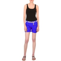 Clothing Women Shorts / Bermudas Franklin & Marshall CALOUNDRA Blue