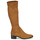 Shoes Women High boots JB Martin JOLIE Canvas / Suede / Stretch / Camel