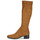 Shoes Women High boots JB Martin JOLIE Canvas / Suede / Stretch / Camel