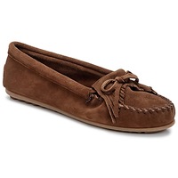 Shoes Women Loafers Minnetonka KILTY Brown / Dark