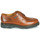 Shoes Men Derby Shoes Pellet Montario Veal / Pull / Cup / Brandy