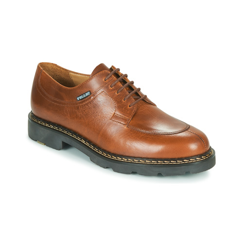 Shoes Men Derby Shoes Pellet Montario Veal / Pull / Cup / Brandy